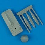 Quickboost QB48268 Spitfire Mk.I/Mk.V De Havilland propeller w/tool Tamiya 1/48