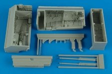 Aires 4507 Su-24M Fencer wheel bay 1/48 Trumpeter