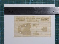 Wood Hunter W35074 HMS ANCHUSA wooden deck for MIRAGE 350801 1/350