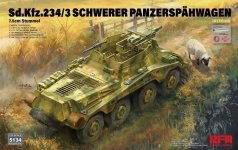 Rye Field Model 5134 Sd.Kfz. 234/3 Schwerer Panzerspahwagen 7.5cm Stummel 1/35