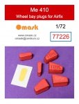 Omask 77226 Me 410 wheel bay plugs (for Airfix) 1/72