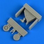 Quickboost QB72569 A-1H Skyraider tailwheel for Hasegawa 1/72