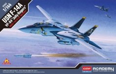 Academy 12626 USN F-14A VF-84 Jolly Rogers 1/144