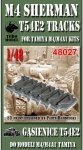 Toro Model 48027 M4 Sherman T54E2 Tracks for Tamiya M4/M4A1 Kits (3D-Printed) 1/48