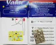 Yahu YML3209 Fokker Dr.I 1/32