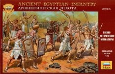 Zvezda 8051 EGYPTIAN INFANTRY 1/72