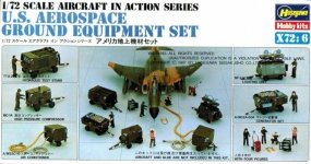Hasegawa X72-6 U.S. Aerospace Ground Equipment Set 1/72