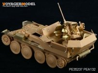 Voyager Model PEA132 WWII German Sd.Kfz.140 Flakpanzer 38(t) Gepard Fenders (For TRISTAR 35035) 1/35