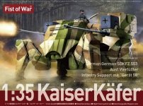 Modelcollect UA35043 German SDKFZ.553 Ausf. VierfuBler Infantry Support mit Gerat 58 KaiserKafer 1/35