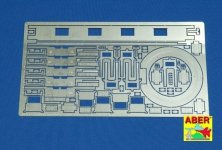Aber 16009 Commander`s coupola interior for Tiger I, Ausf.E - Early version (1:16)