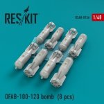 RESKIT RS48-0156 OFAB-100-120 bomb (8 pcs) 1/48