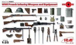 ICM 35681 French Infantry Weapon and Equipment (1914-1918) (1:35)