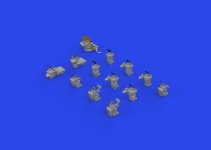 Eduard 6481031 P-51B/ C gun sights PRINT EDUARD 1/48