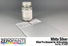 Zero Paints ZP-1453 White Silver Paint 60ml