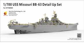 Very Fire VF700009 USS Missouri BB-63 Detail Up Set for VeryFire 1/700