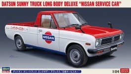 Hasegawa 20482  Datsun Sunny Truck Long Body Deluxe Nissan Service Car 1/24
