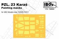 IBG 72M003 PZL 23 Karaś - PAINTING MASKS 1/72