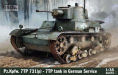 IBG 35073 Pz.Kpfw. 7TP 731 in German service 1/35