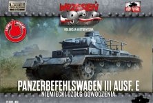 First to Fight PL063 1939 Panzerbefehlswagen III Ausf.E Niemiecki czołg dowodzenia 1/72