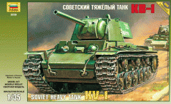 Zvezda 3539 KV-1 Soviet Heavy Tank 1:35