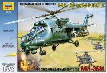 Zvezda 7276 Soviet atack helicopter MIL Mi-35 (1:72)