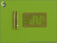 Master AM-32-027 German aircraft autocannon MG FF - turned barrels and etched sights (2pcs) (1:32)