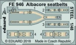 Eduard FE946 Albacore seatbelts STEEL 1/48 TRUMPETER