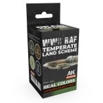AK Interactive RCS108 WWII RAF Temperate Land Scheme 4x17ml