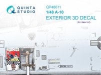 Quinta Studio QP48011 A-10 Exterior ( Italeri ) 1/48