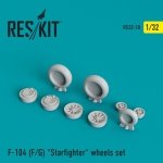 RESKIT RS32-0010 F-104 (F/G) Starfighter wheels set 1/32