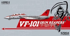Great Wall Hobby S7204 F-14B Tomcat - VF-101 Grim Reapers - Limited Edition 1/72
