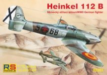 RS Models 92263 Heinkel 112B Spain WWII German Fighter 1/72