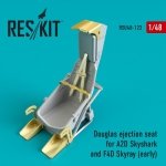 RESKIT RSU48-0123 Douglas ejection seat for A2D Skyshark and F4D Skyray (early) 1/48
