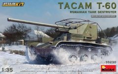 MiniArt 35230 TACAM T-60 ROMANIAN TANK DESTROYER. INTERIOR KIT 1/35