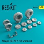 RESKIT RS32-0089 MiG-29 (9-13) wheels set 1/32