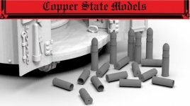 Copper State Models A35-031 Fahrpanzer Gruson Shells 1/35