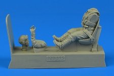 Aerobonus 320115 German Luftwaffe Pilot for Bf 109 with seat for Eduard/Hasegawa 1/32