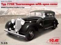 ICM 35534 Typ 770K Tourenwagen with open cover, WWII German Leader's Car 1/35