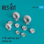 RESKIT RS72-0220 P-38 Lightning Type 1 wheels set 1/72