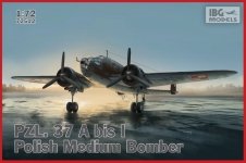 IBG 72512 PZL.37A bis Łoś - Polish Medium Bomber 1/72