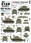 Star Decals 48-B1021 US M4A1 Sherman. D-Day and France in 1944. 1/48