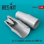 RESKIT RSU48-0059 Su-27 exhaust nozzles for Great Wall Hobby kit 1/48