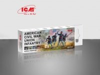 ICM 3013 Acrylic paint set for American Civil War Union Infantry 6x12ml