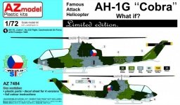 AZmodel AZ7484 Attack Helicopter AH-1G Late Cobra What if? 1/72