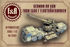 F&A Miniatures FA-72021 Faun 1500 F Flakträgerwagen 1/72