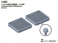 E.T. Model T-061 0.9mm Hex Rivet (240 pieces) ( nity )