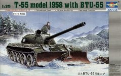 Trumpeter 00313 T-55 model 1958 with BTU-55 (1:35)