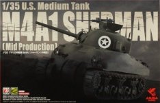 Asuka 35-010 U.S. medium tank M4A1 Sherman Mid production 1/35