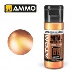AMMO of Mig Jimenez 20171 ATOM METALLIC Gold Pink 20ml
