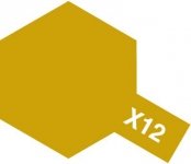 Tamiya X12 Gold Leaf (81512) Acrylic paint 10ml